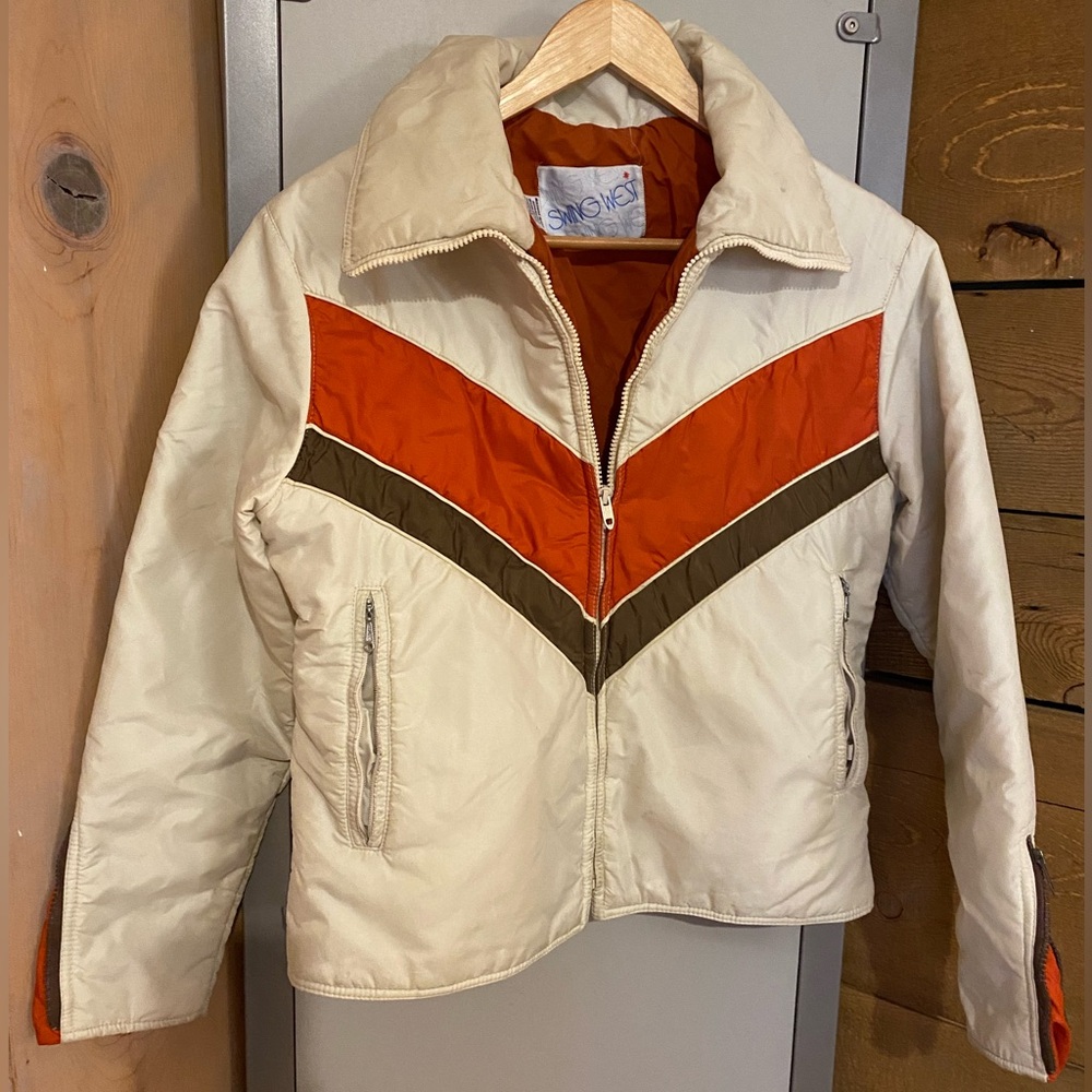 Swing West Retro 80’s Vintage Zip-up Jacket in Small